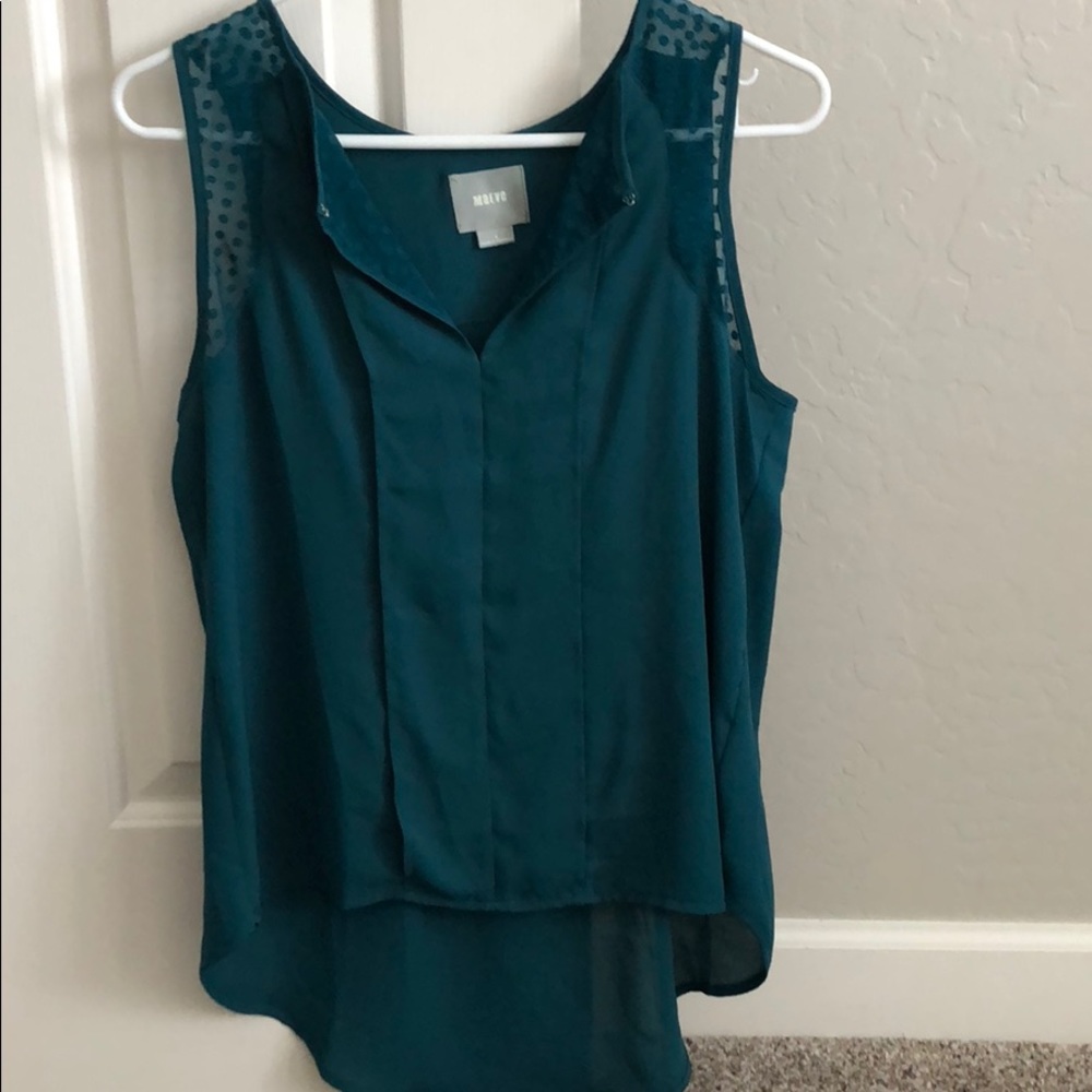 Maeve green blouse size 6 from Anthropologie